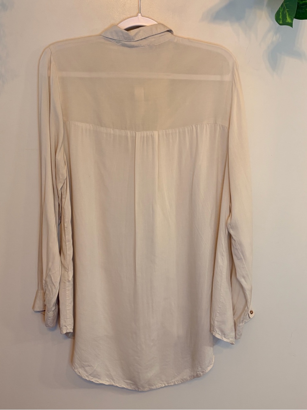 Cream Embroidered Viscose Blouse | Lace Pintuck Chiffon Detail | Equestrian - Picture 10 of 10